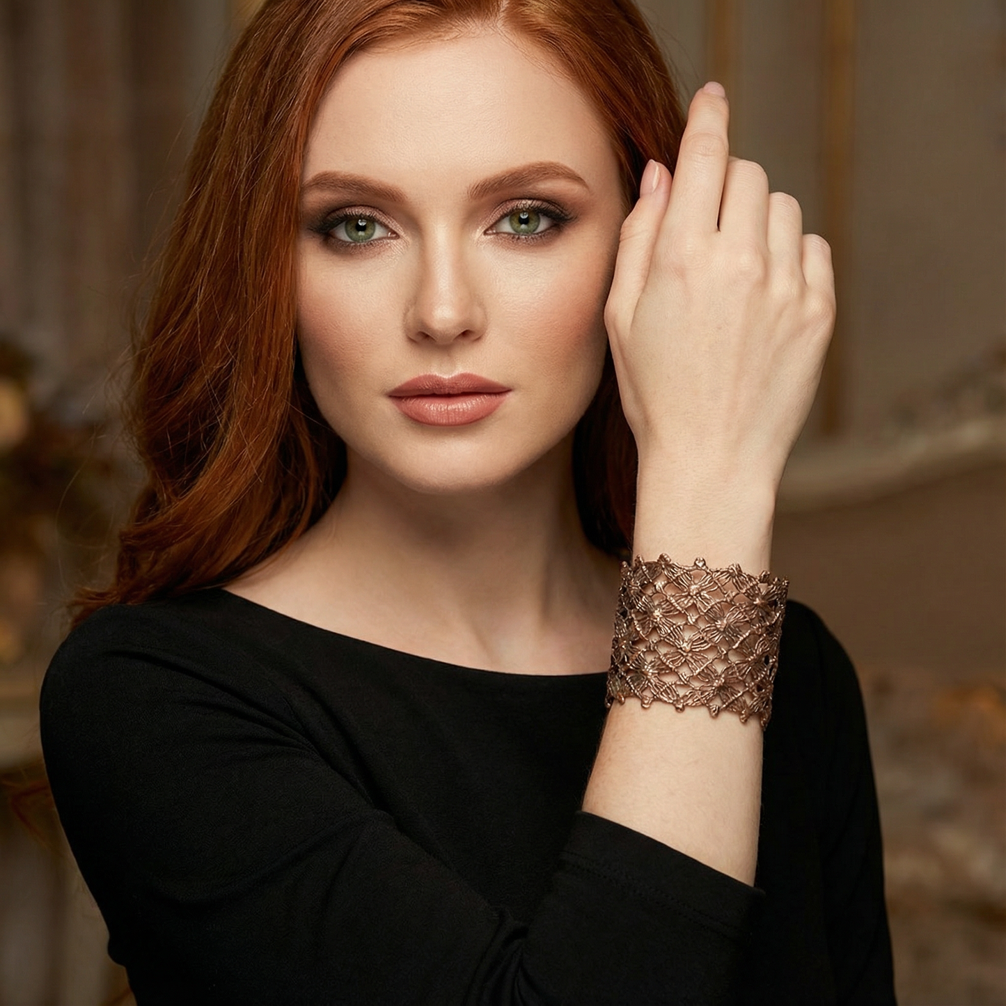 Bracciale pizzo elettroformato