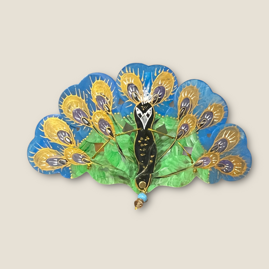 ventaglio in plexiglas "Pavone"