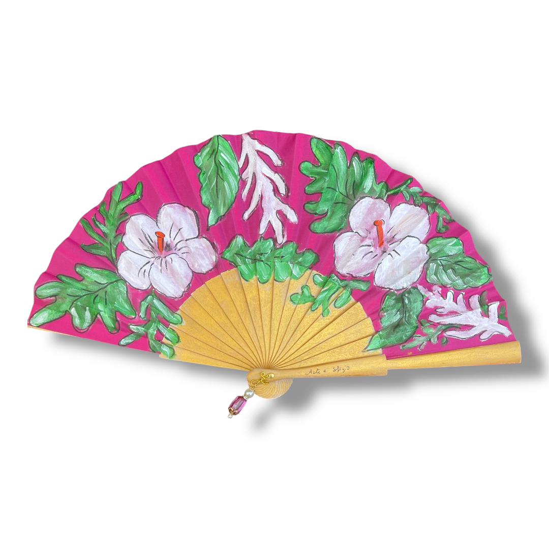 ventagli fiori dipinti