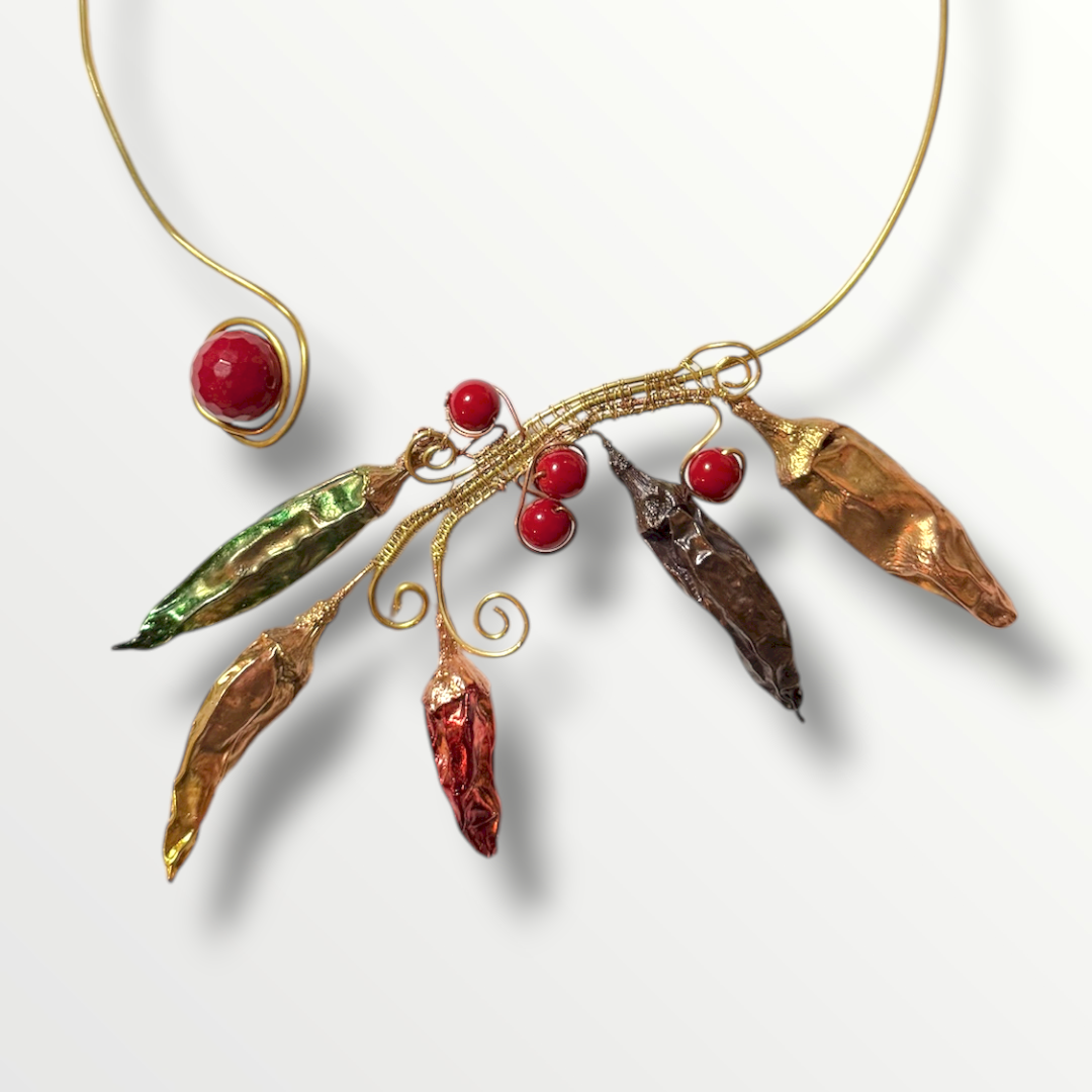 collare peperoncini veri lettroformati