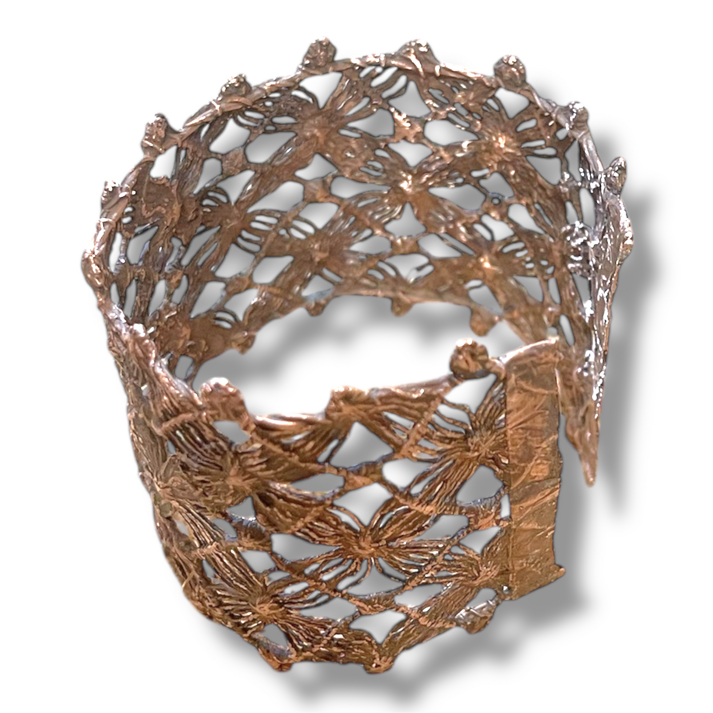 Bracciale pizzo elettroformato